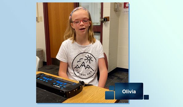 Meet Olivia our November 2021 Student of the Month.