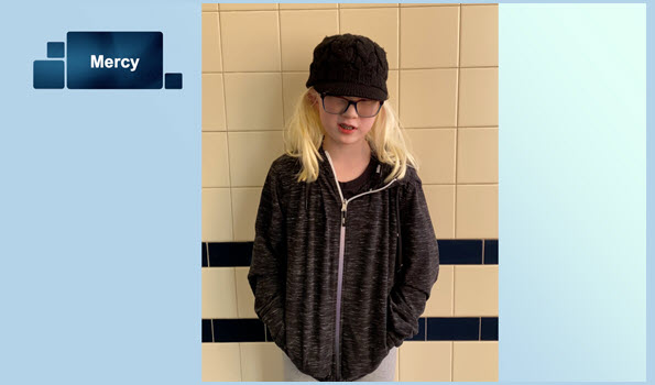 Meet Mercy our March 2022 Student of the Month