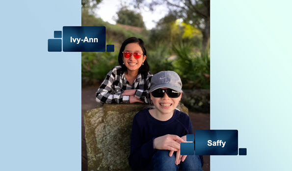 Meet Ivy-Ann and Saffy our May 2022 Students of the Month
