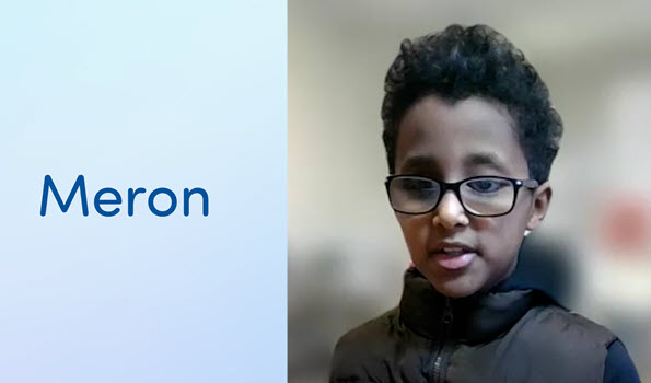 Meet Meron our February 2025 Student of the Month